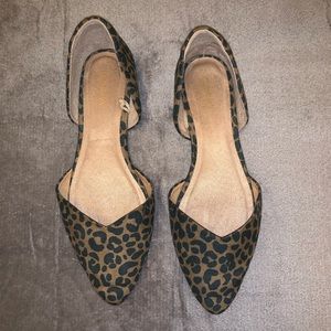 Women’s flats - cheetah print